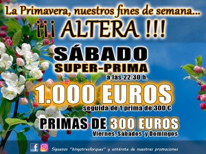 Prima sábado Bingo Tres Forques