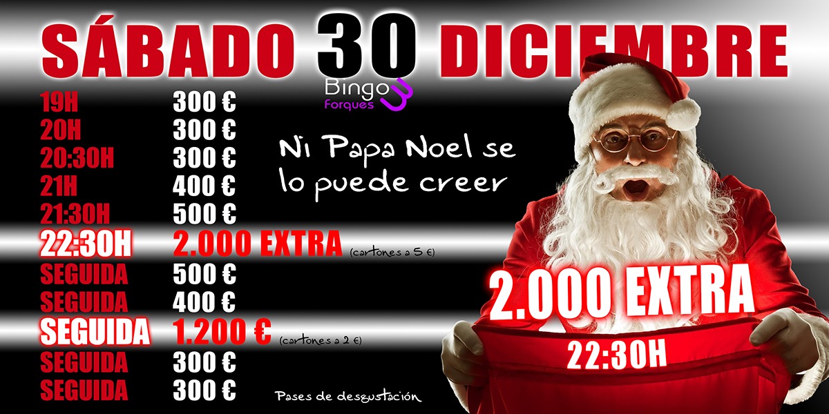 Primas navidad Bingo Tres Forques