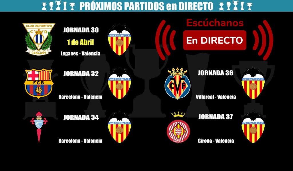 Retransmisión valencia cf bingo tres forques